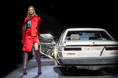Maria ke Fisherman Fashion Show auf der Mercedes-Benz Fashion Week Madrid SS17