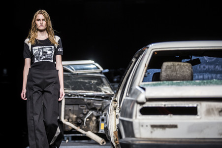 Maria ke Fisherman Fashion Show auf der Mercedes-Benz Fashion Week Madrid SS17