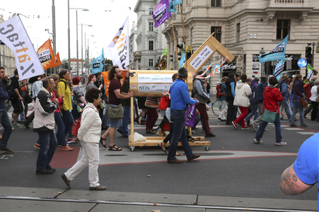 Demo gegen TTIP und Ceta in Wien
