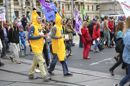 Demo gegen TTIP und Ceta in Wien