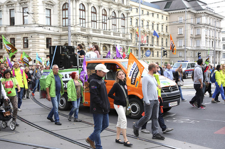 Demo gegen TTIP und Ceta in Wien