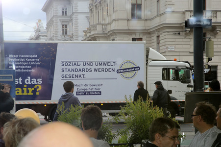 Demo gegen TTIP und Ceta in Wien