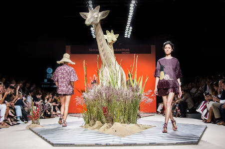 Jorge Vázquez Fashion Show auf der Mercedes-Benz Fashion Week Madrid SS17