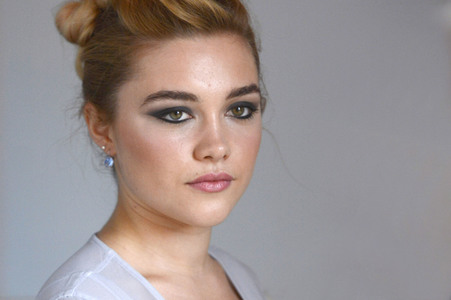 Photoshooting mit Florence Pugh, San Sebastian Film Festival 2016