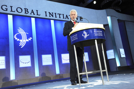 Jahrestreffen 2016 der Clinton Global Initiative in New York