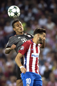 UEFA Champions League Match Atlético Madrid vs. FC Bayern in Madrid