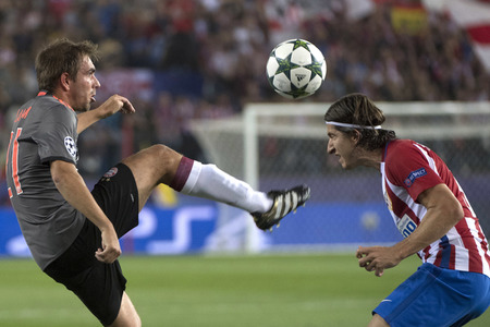 UEFA Champions League Match Atlético Madrid vs. FC Bayern in Madrid
