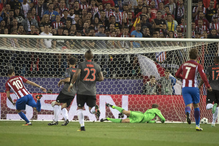 UEFA Champions League Match Atlético Madrid vs. FC Bayern in Madrid