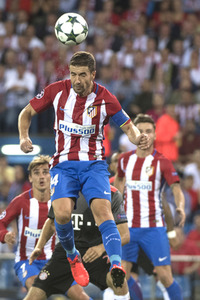 UEFA Champions League Match Atlético Madrid vs. FC Bayern in Madrid