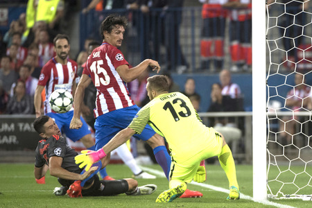 UEFA Champions League Match Atlético Madrid vs. FC Bayern in Madrid