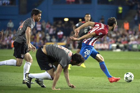 UEFA Champions League Match Atlético Madrid vs. FC Bayern in Madrid