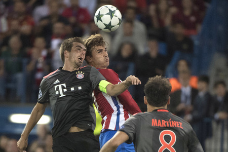 UEFA Champions League Match Atlético Madrid vs. FC Bayern in Madrid