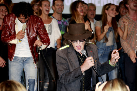 Pressetermin zum Musical 'Hinterm Horizont' in Hamburg
