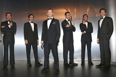 Enthüllung der James Bond Wachsfiguren bei Madame Tussauds Berlin