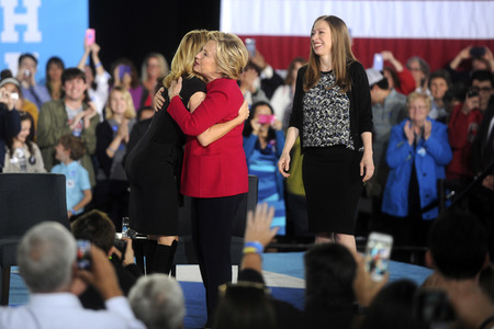 Wahlkampfversanstlatung mit Hillary Clinton in Haverford