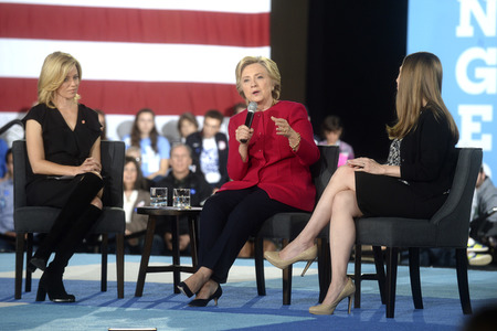 Wahlkampfversanstlatung mit Hillary Clinton in Haverford