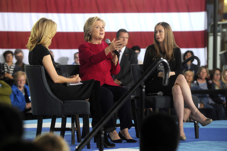 Wahlkampfversanstlatung mit Hillary Clinton in Haverford