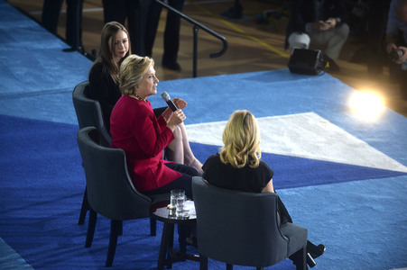 Wahlkampfversanstlatung mit Hillary Clinton in Haverford