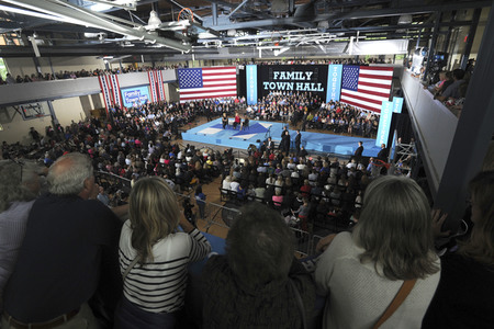 Wahlkampfversanstlatung mit Hillary Clinton in Haverford