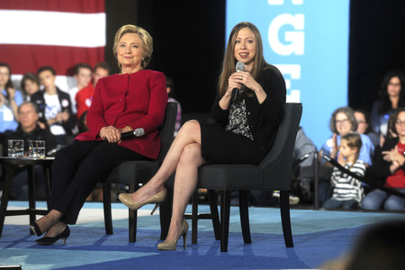 Wahlkampfversanstlatung mit Hillary Clinton in Haverford