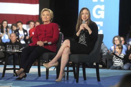 Wahlkampfversanstlatung mit Hillary Clinton in Haverford