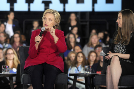 Wahlkampfversanstlatung mit Hillary Clinton in Haverford