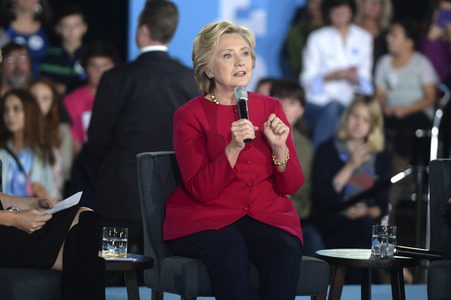 Wahlkampfversanstlatung mit Hillary Clinton in Haverford