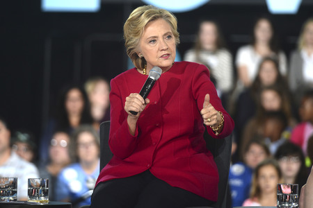 Wahlkampfversanstlatung mit Hillary Clinton in Haverford