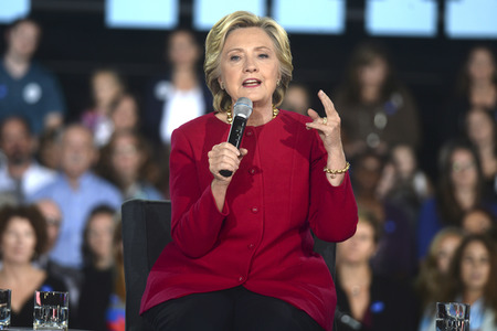 Wahlkampfversanstlatung mit Hillary Clinton in Haverford