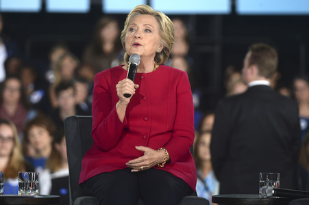 Wahlkampfversanstlatung mit Hillary Clinton in Haverford
