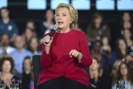 Wahlkampfversanstlatung mit Hillary Clinton in Haverford