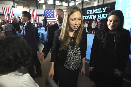 Wahlkampfversanstlatung mit Hillary Clinton in Haverford