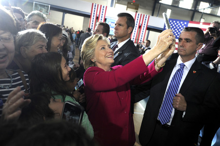 Wahlkampfversanstlatung mit Hillary Clinton in Haverford