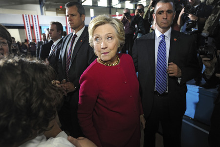 Wahlkampfversanstlatung mit Hillary Clinton in Haverford