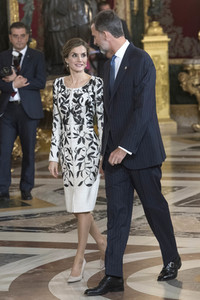 Empfang im Palacio Real in Madrid