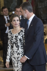 Empfang im Palacio Real in Madrid