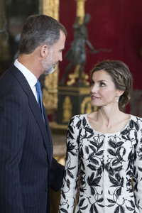 Empfang im Palacio Real in Madrid