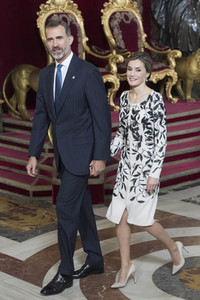 Empfang im Palacio Real in Madrid