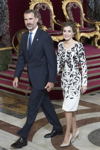 Empfang im Palacio Real in Madrid