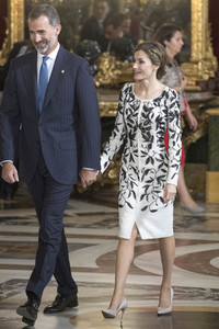 Empfang im Palacio Real in Madrid