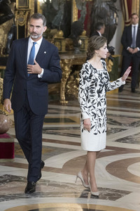 Empfang im Palacio Real in Madrid