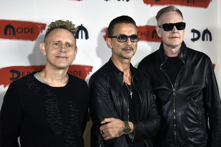 Pressekonferenz von Depeche Mode in Mailand