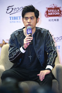 Jay Chou Pressekonferenz in Haikou