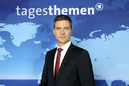 Pressetermin 'Tagesthemen' in Hamburg