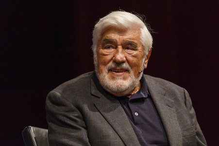 Tamara Dietl und Mario Adorf auf der lit.Cologne in Köln
