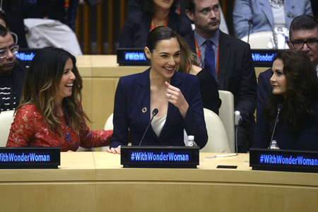 Ernennung von Wonder Woman zur UN-Botschfterin in New York