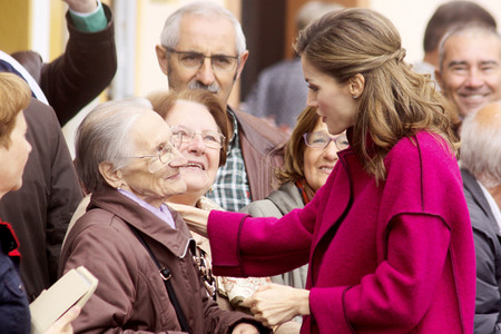 Felipe und Letizia besuchen die Region Los Oscos