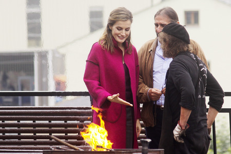 Felipe und Letizia besuchen die Region Los Oscos