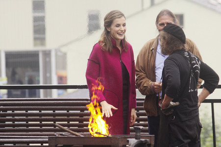 Felipe und Letizia besuchen die Region Los Oscos