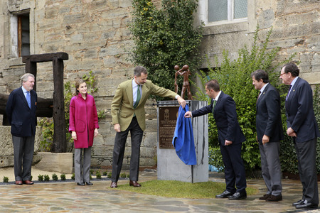 Felipe und Letizia besuchen die Region Los Oscos